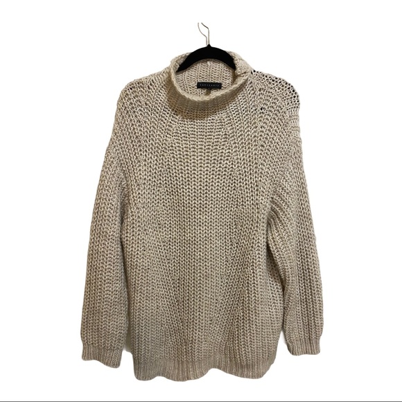 Sanctuary puffy cable knit sweater - Picture 3 of 8